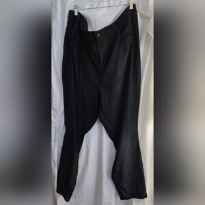 Nydj Black Velvet Ami Skinny Jeans 24w